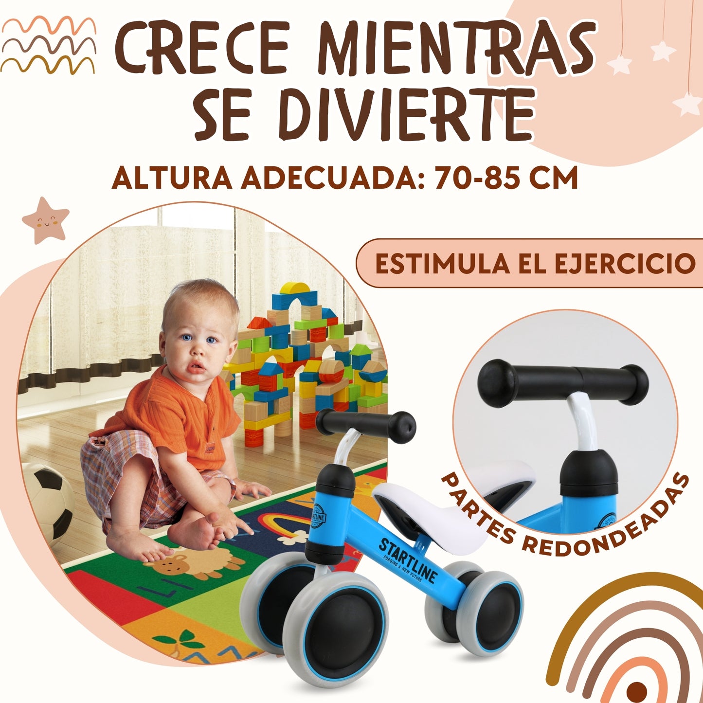 Correpasillos bebe Azul