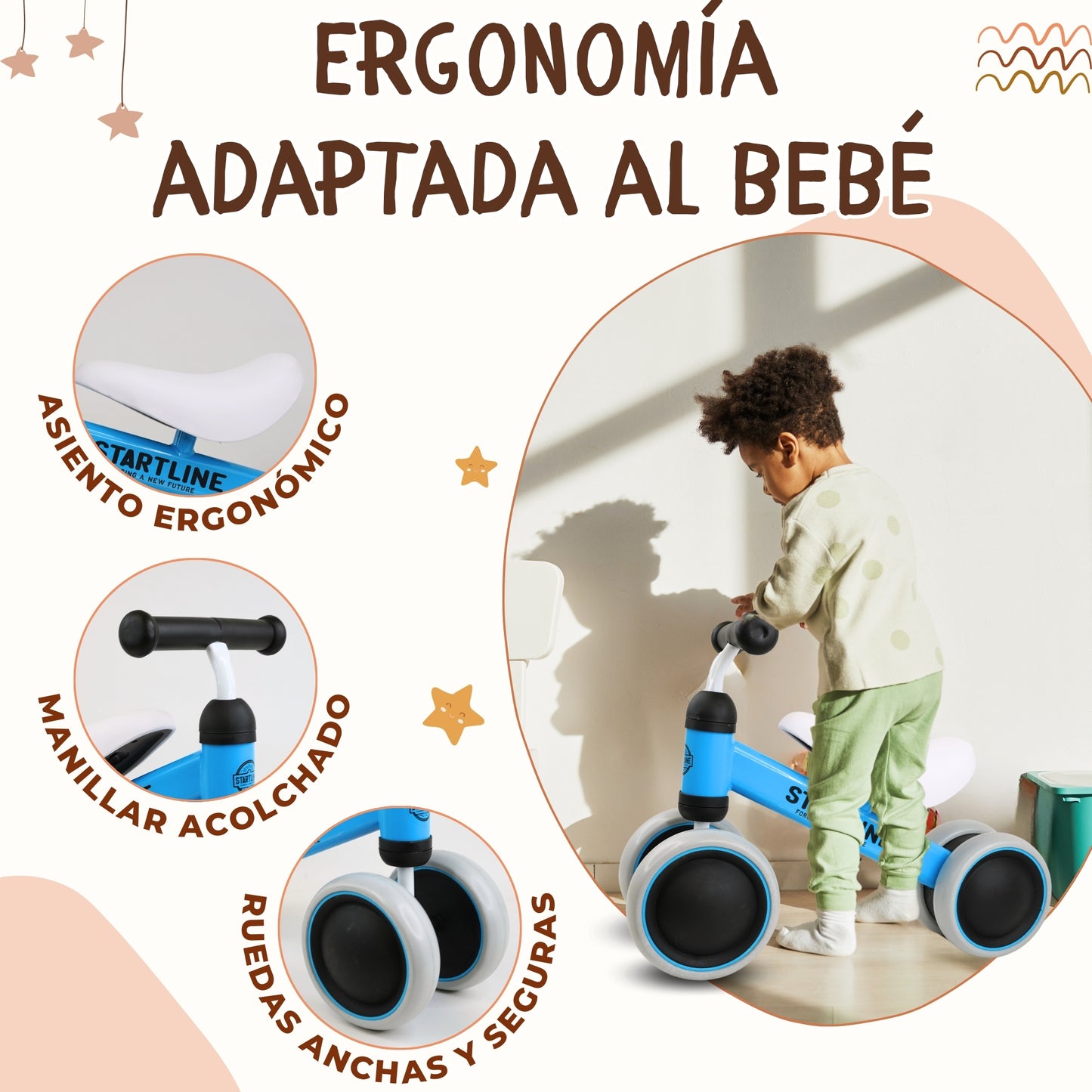Correpasillos bebe Azul
