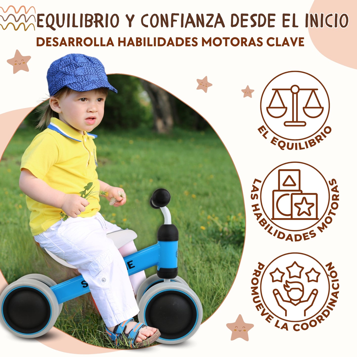 Correpasillos bebe Azul